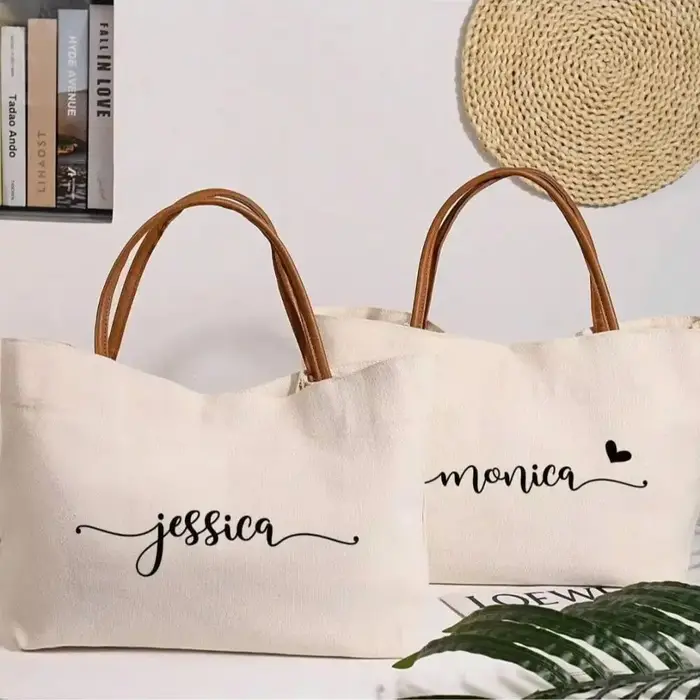 Sacs fourre-tout personnalisés pour la mariée