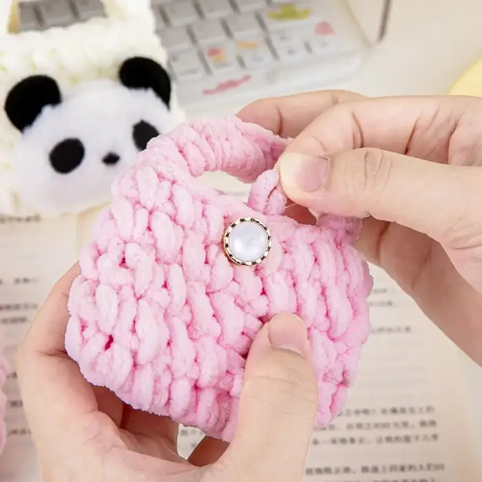 Petit sac en crochet fait main