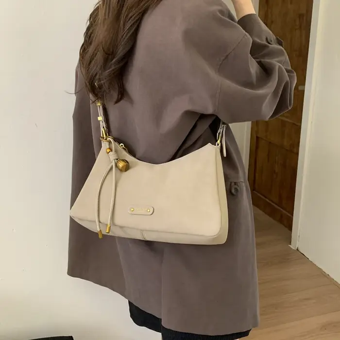 Sac à bandoulière rétro en cuir Pu pour femmes