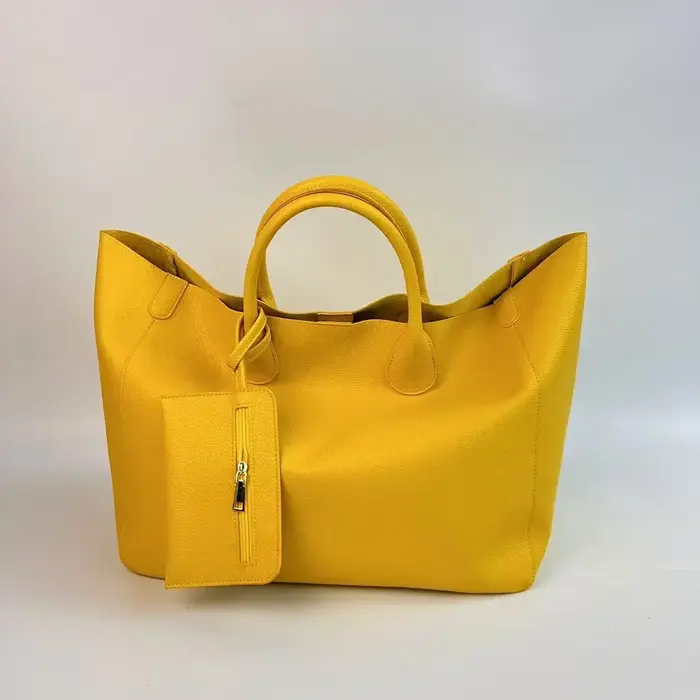 Sac à main surdimensionné en cuir végétalien pour femme