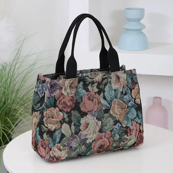 Sac fourre-tout à imprimé Floral pour femmes