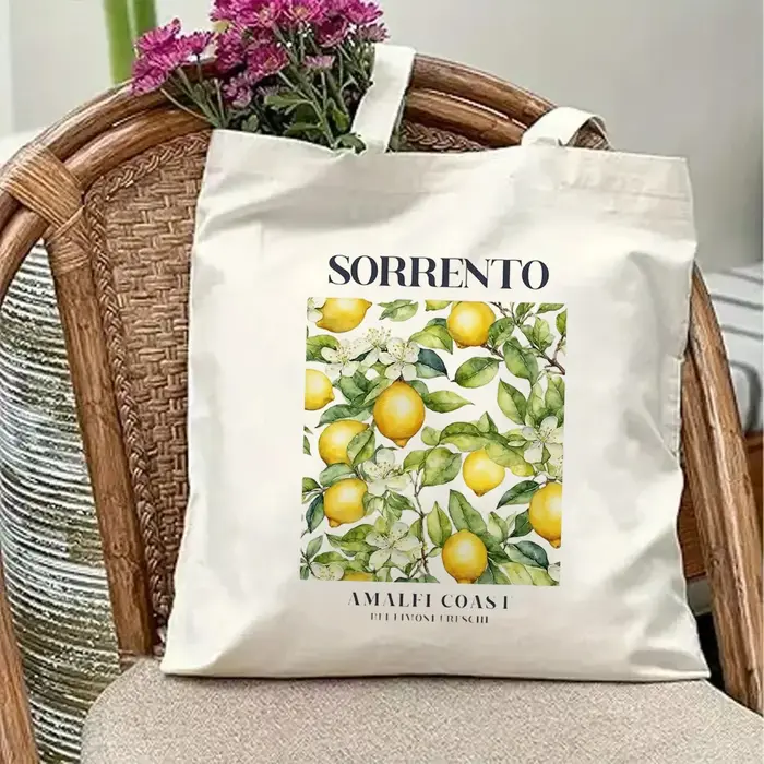 Sac fourre-tout vintage Ibiza en toile