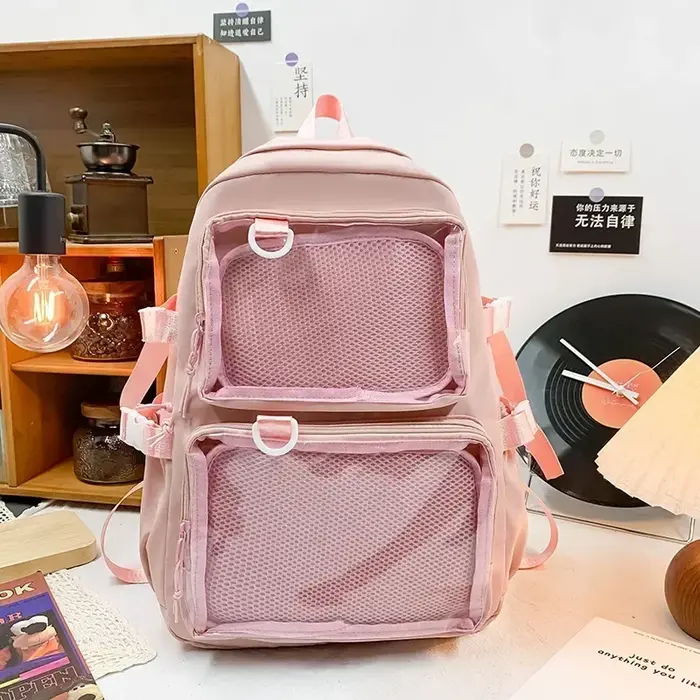 Japonais Kawaii Itabag femmes nouveau 2024 sac à dos Transparent femmes grande capacité Ita sac à do