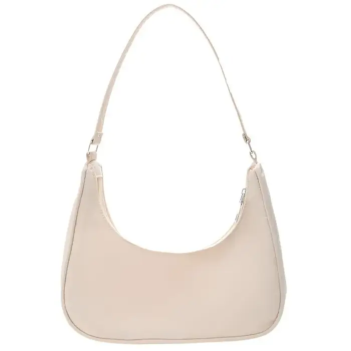 Sac à bandoulière à la mode pour femmes, petit sac léger de couleur unie, fourre-tout élégant, adapt
