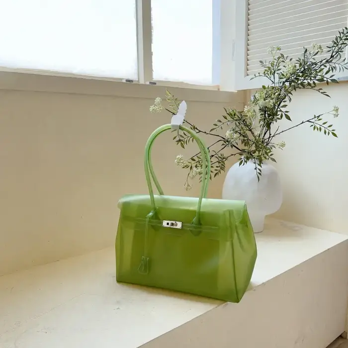 Sac fourre-tout transparent polyvalent pour femme