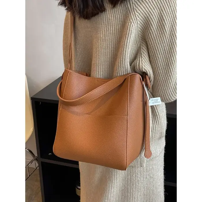Nouveau sac seau en cuir marron CEEKAY 2026