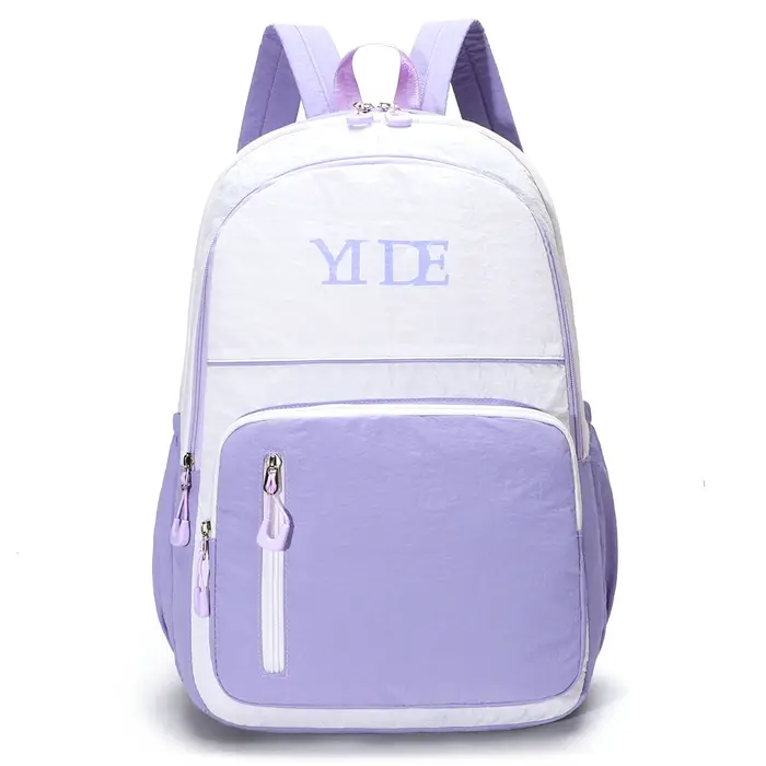 Sacs à dos de grande capacité pour femmes, sac d'école pour filles, sac d'ordinateur de haute qualit