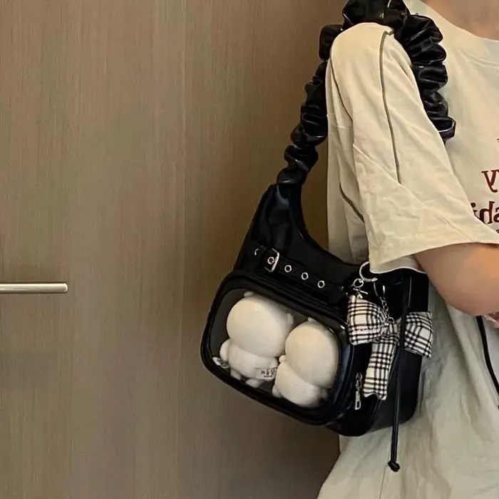 Sac Ita froncé à lacets et nœuds