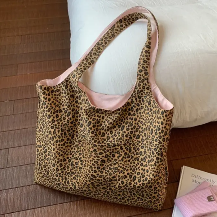 Sac à bandoulière imprimé léopard pour femmes