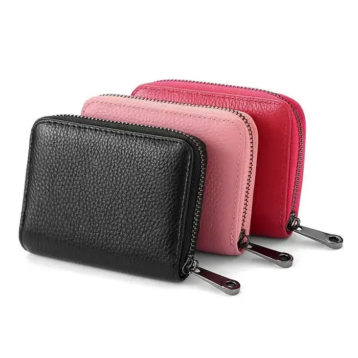 20 porte-cartes à fente pour cartes PU Business banque crédit Bus porte-carte d'identité couverture pochette pour pièces de monnaie hommes femmes portefeuilles sac organisateur