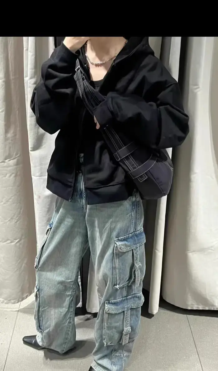 Sac à bandoulière en jean denim pour femme