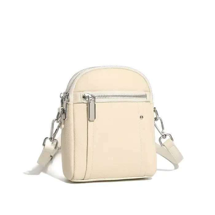 2025 nouvelles dames mode polyvalent Mini sac Mobile filles en cuir véritable porte-monnaie femmes décontracté unique