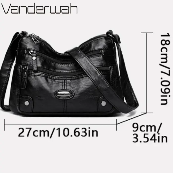 Sac à bandoulière en cuir pour femmes