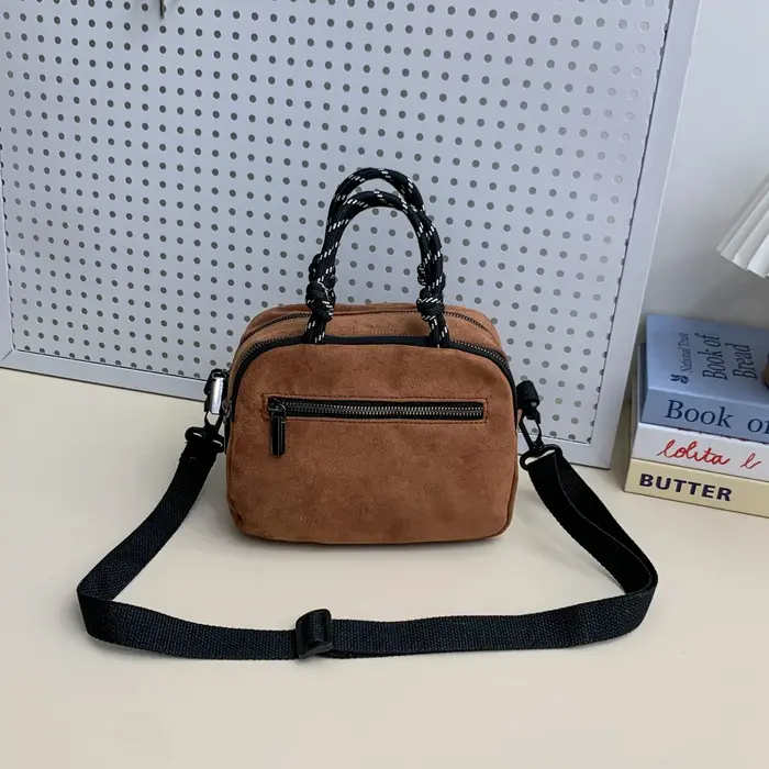 Sac fourre-tout multi-usage en daim pour femme