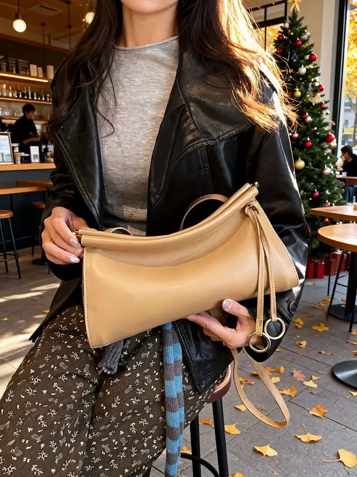 Sac à bandoulière en cuir pour femmes