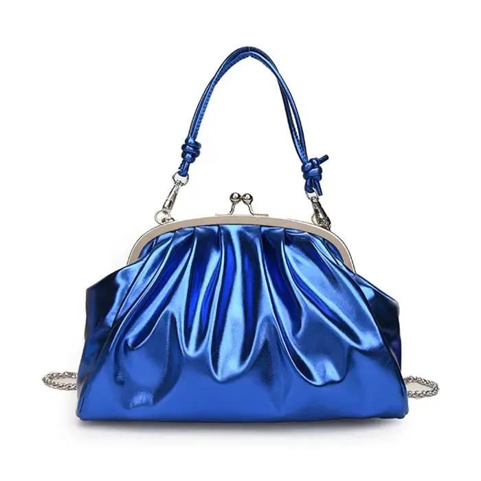 JOWomen-Sac à bandoulière plissé pour femme