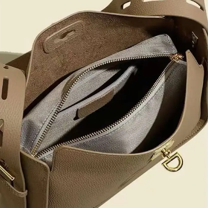 Nouveau Sac à Main de Luxe en Cuir Véritable pour Femme