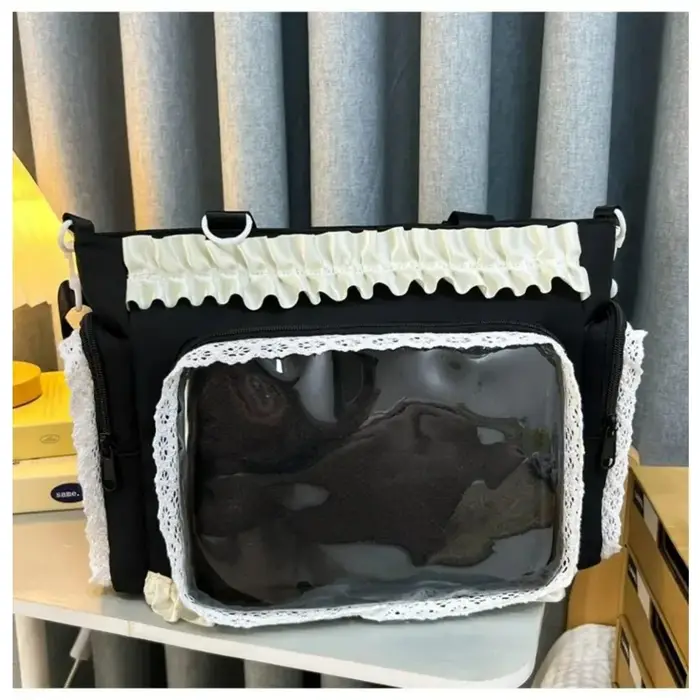 Nouveau Y2K doux Lolita rose Ita sac femmes japonais Transparent grande capacité sac fourre-tout dames Harajuku Kawaii sac à main esthétique