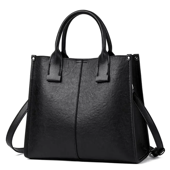 Sac à bandoulière en cuir véritable pour femmes