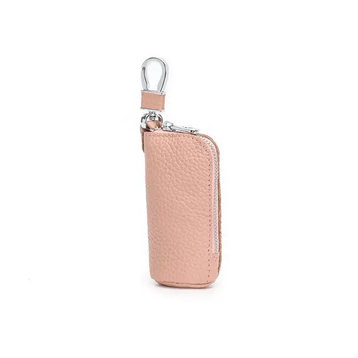 Nouvelle mini pochette à clés en cuir pour hommes et femmes, multifonctionnelle, portable, élégante et simple, porte-clés de voiture, mini porte-cartes