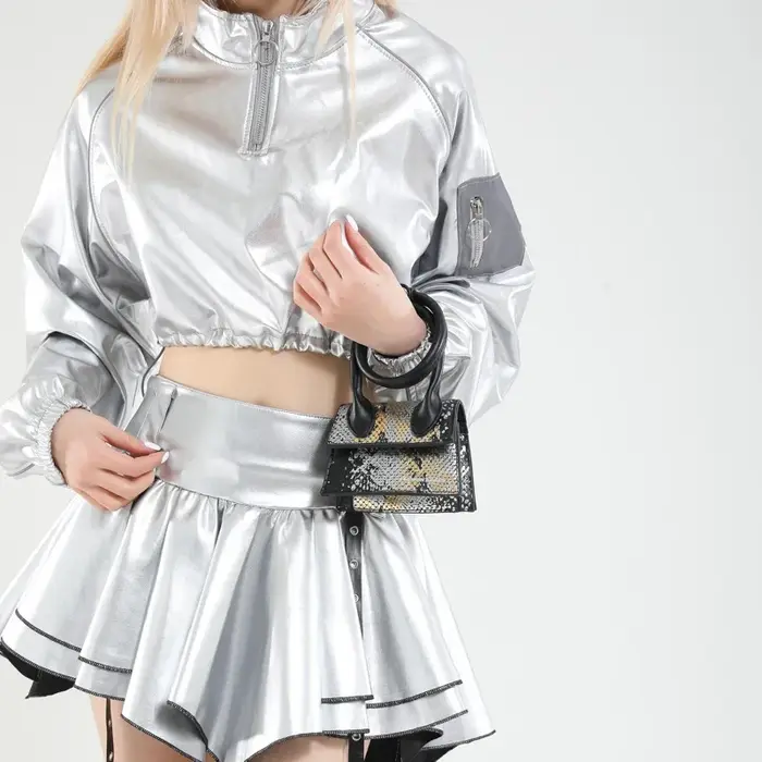 Sac à bandoulière Chic argenté pour femmes