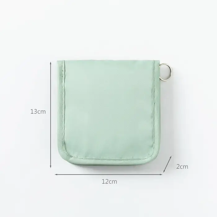 Mini pochette portable pliable à grande ouverture avec fermeture éclair, trousse de premiers secours