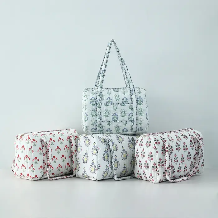 Grand sac de voyage matelassé pour femmes