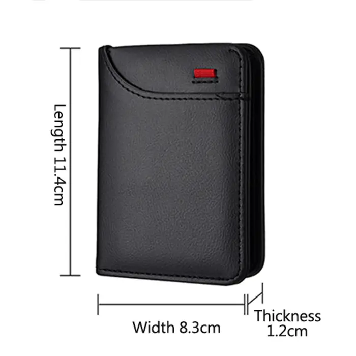 Sac de documents de conduite en cuir PU