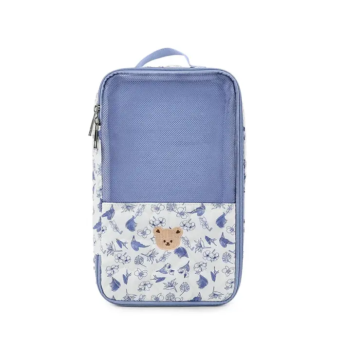 Sac à couches réutilisable pour bébé, pochettes organisatrices, sac en filet suspendu motif ours mig