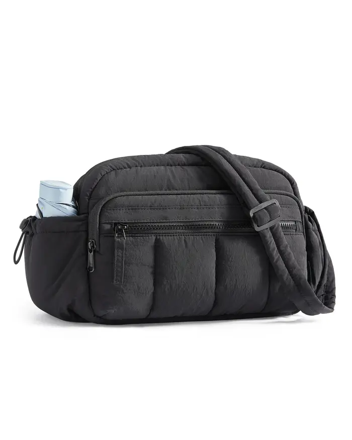 BAGSMART sac à bandoulière décontracté sac pour femme Anti-vol sac à main de voyage moyen matelassé