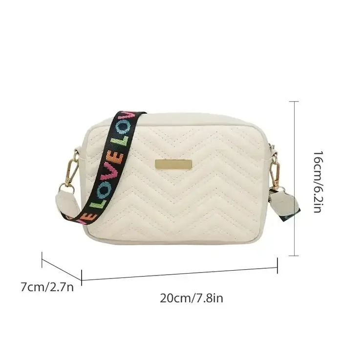 Sac à bandoulière pour femme en cuir PU