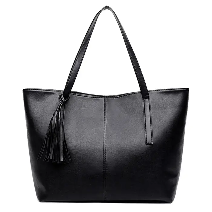 Dames grande capacité sacs à Main femmes rétro gland Design fourre-tout marque de luxe en cuir PU Sa