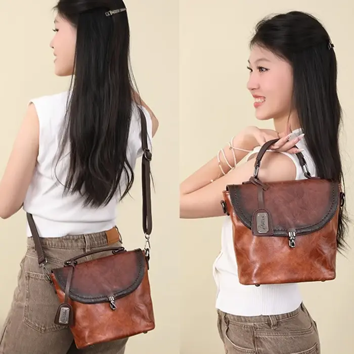 Sac Seau Femme 2026 Nouveaux Sacs de Luxe Designers Vintage en Similicuir Sac à Main Marron Marine Bolsos Mujer Sac