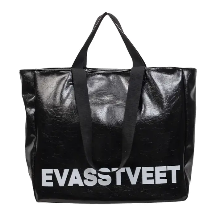 Sac fourre-tout grande capacité à motif lettres