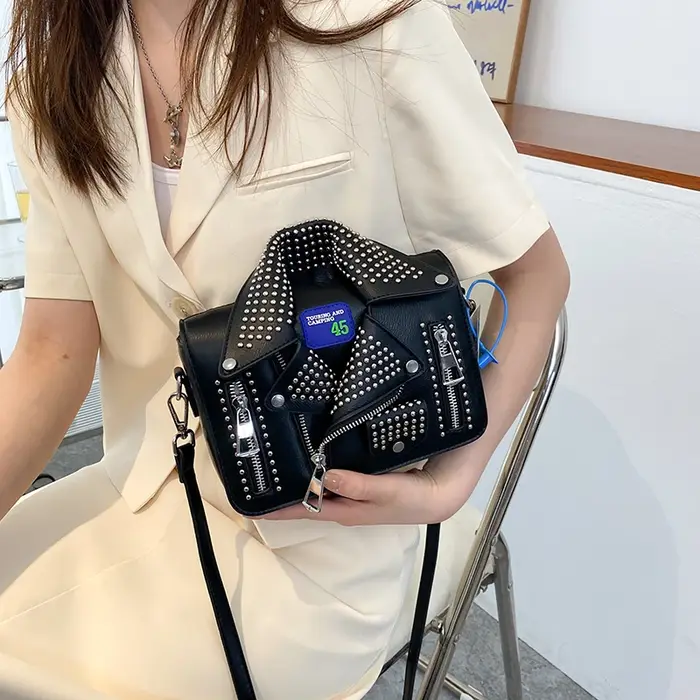 Vestes de marque sacs pour femmes mode clouté sac à bandoulière personnalité