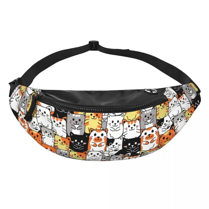 Sac banane à motif de chat de chaton mignon pour hommes et femmes
