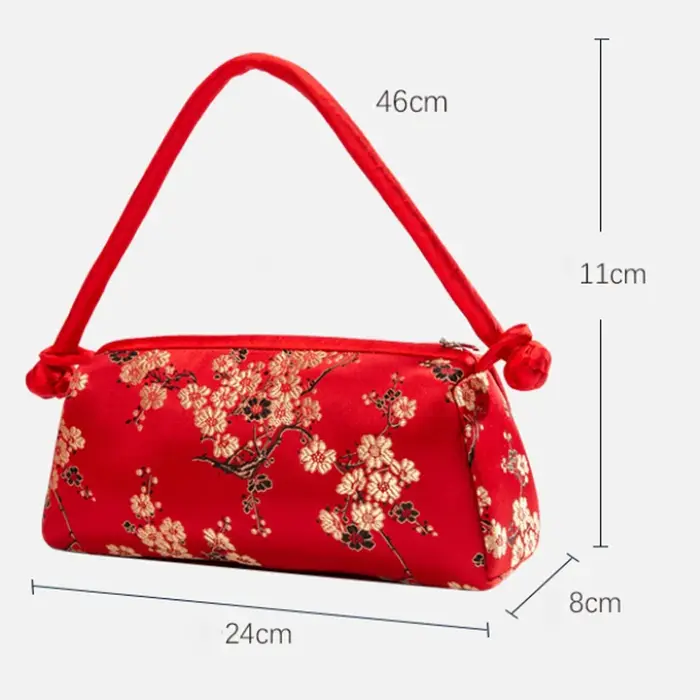 Sac à bandoulière de mode femmes sac à main de luxe sac en soie brodé femme sac
