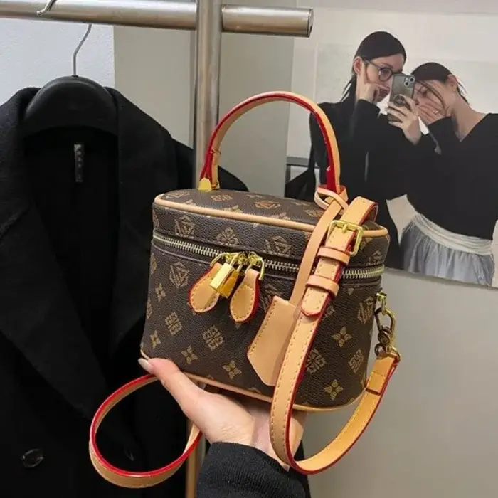 Sac seau tendance pour femme - Mini sac à main élégant haut de gamme, polyvalent, à porter à l'épaul
