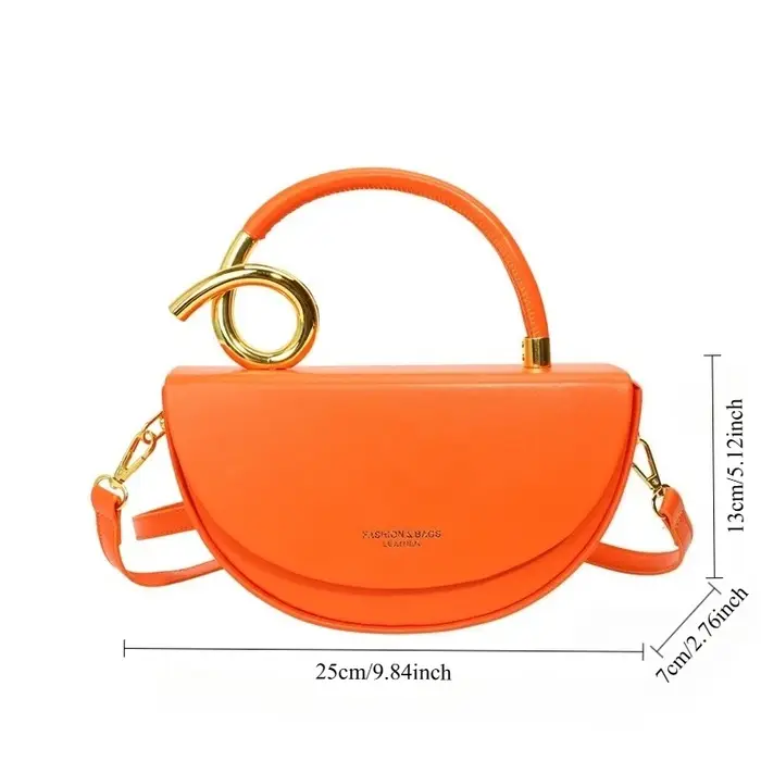 Sac bandoulière demi-lune pour femme