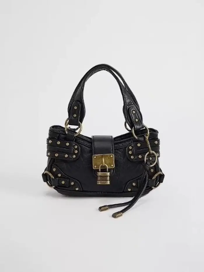 Sac à main d'été pour femmes, nouveau style rivet rétro, sac de moto de rue, mini sac à bandoulière 