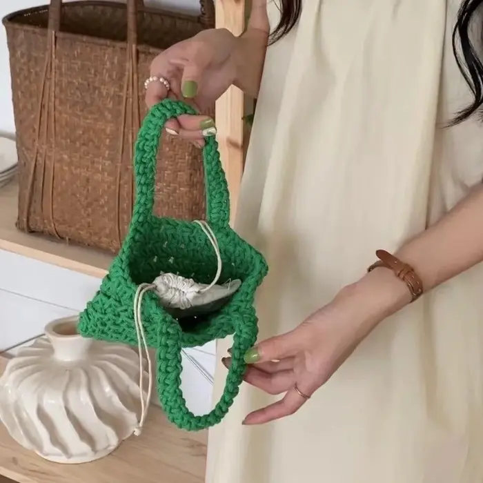 Nouveau sac en crochet bohème