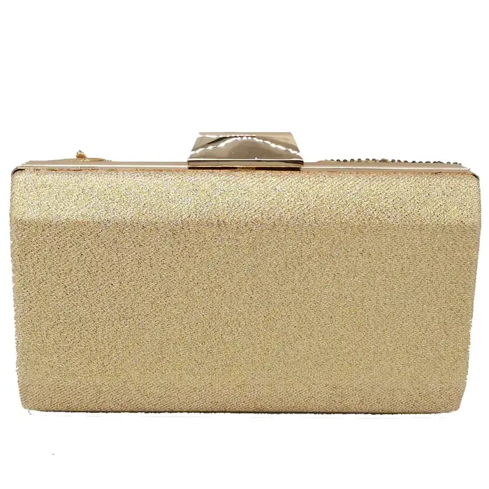 Boutique De FGG doré brillant paillettes nœud pochette pour femmes sac De soirée mariée diamant sacs à main mariage cristal sac fête Cocktail sac