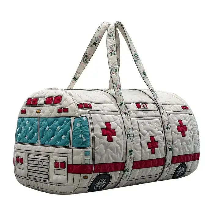Sac de voyage matelassé en coton