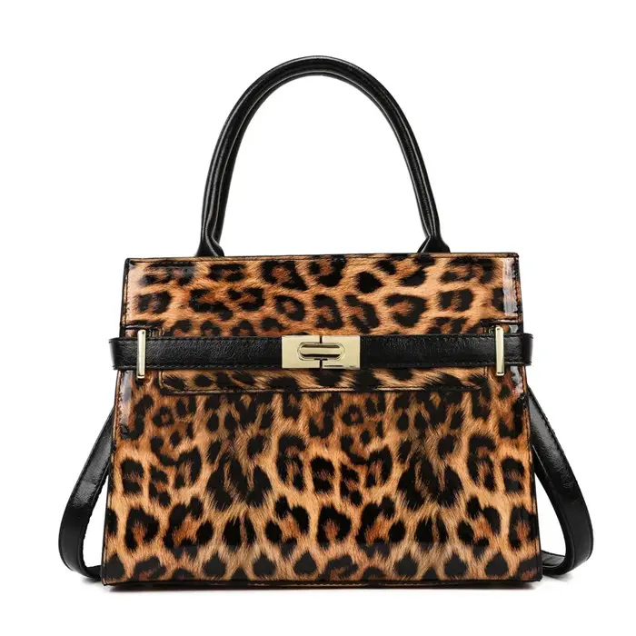 Sac à main grande capacité motif crocodile pour femme