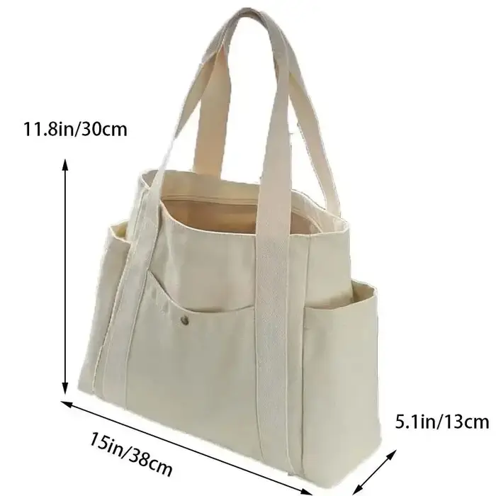Sac à bandoulière en toile pour femmes