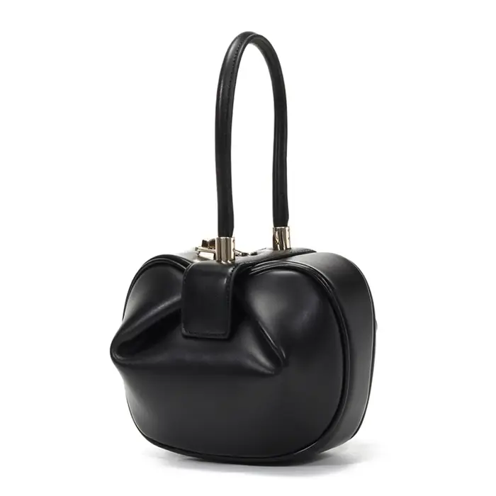 Sacs fourre-tout sphériques en cuir véritable BURMINSA pour femmes 2026 – Sacs à main de soirée de l