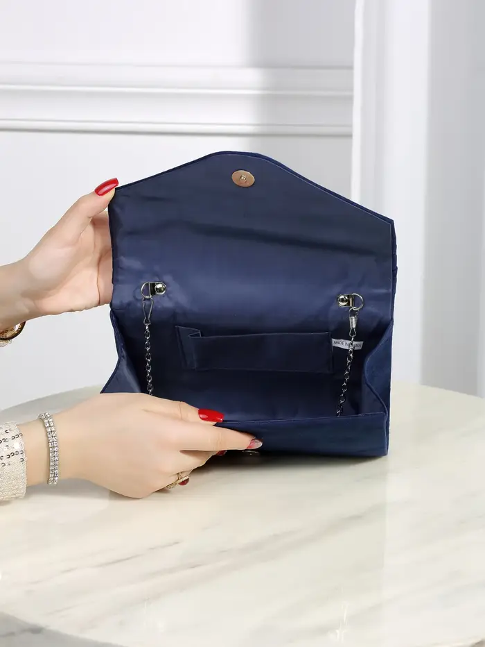 Sac de soirée en velours luxueux et élégant et exquis pour femmes
