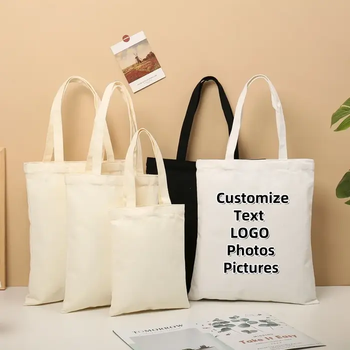 Sacs fourre-tout en toile personnalisés