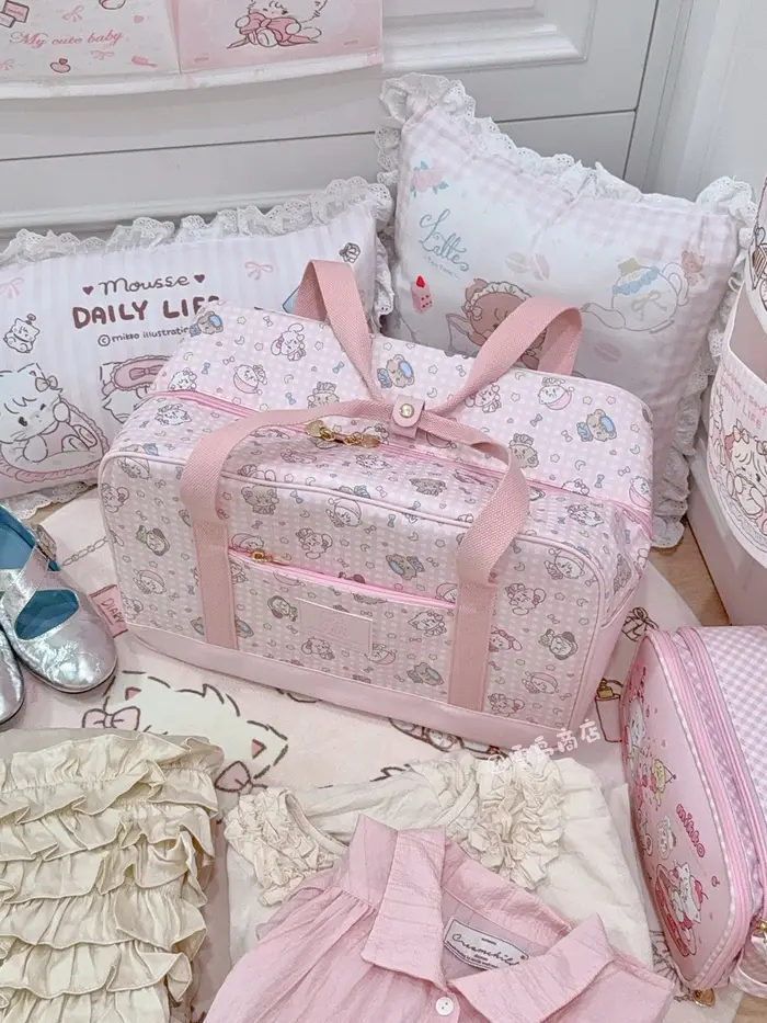 Nouveau Kawaii Mikko sac à main grande capacité sac de voyage sac de rangement Anime