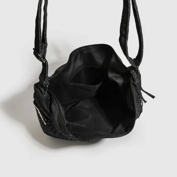Sac fourre-tout en toile décontracté de grande capacité